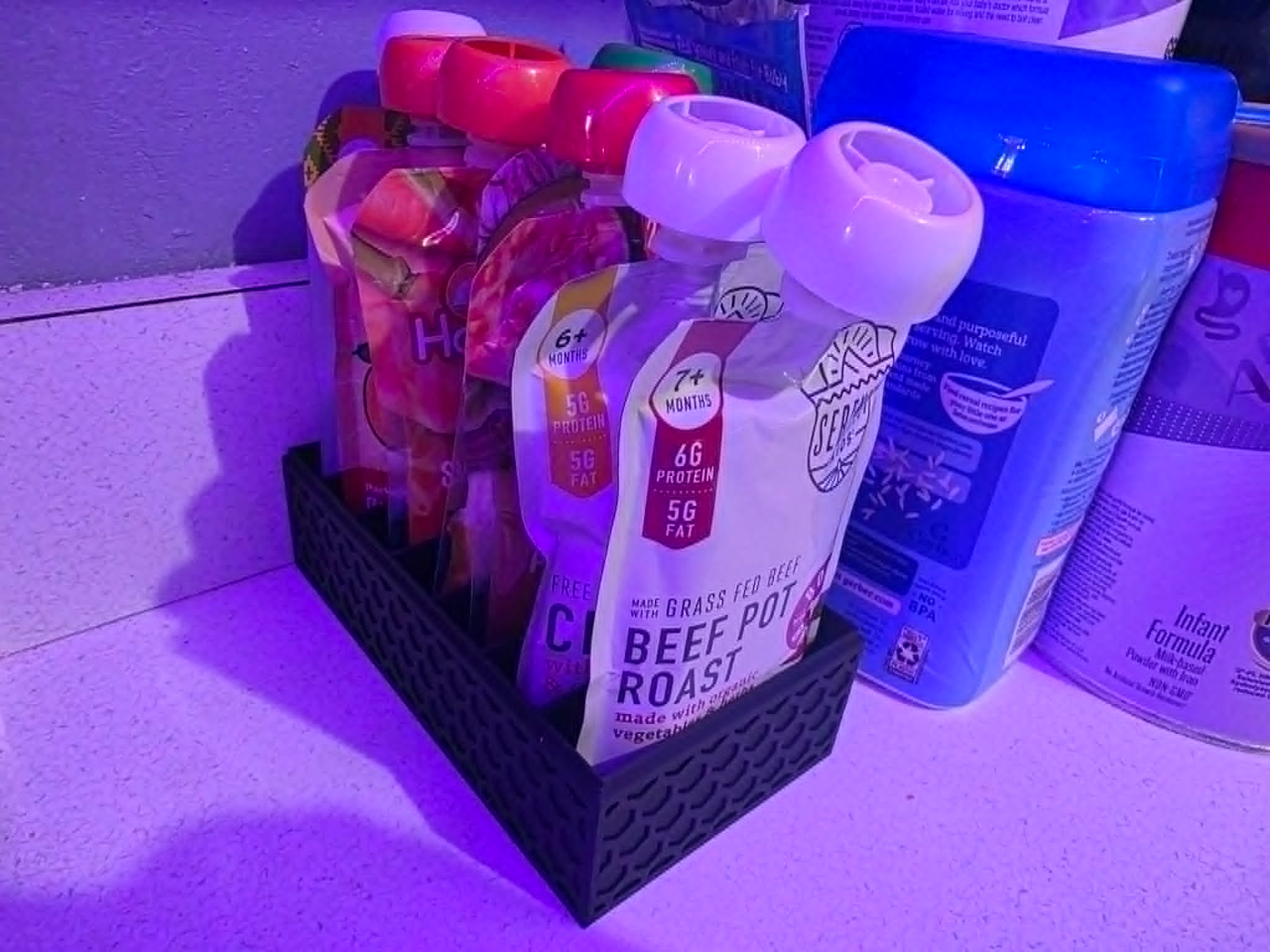 Baby Food Pouch Holder