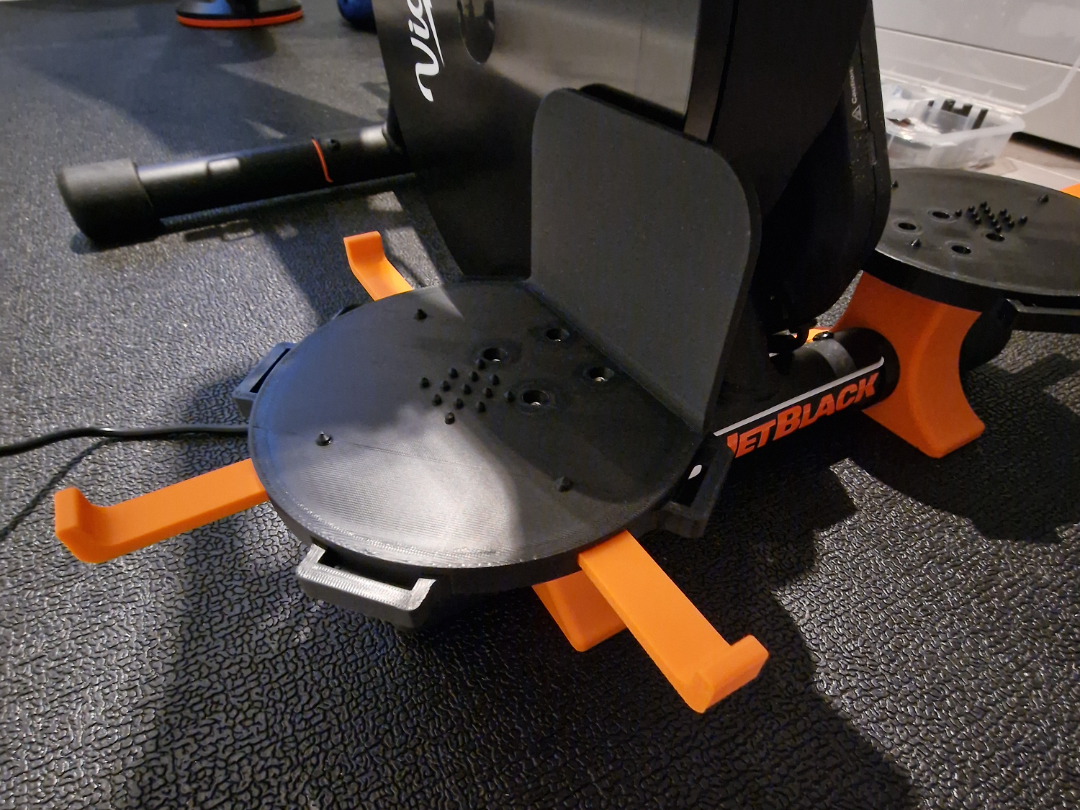 Smart trainer weight bracket