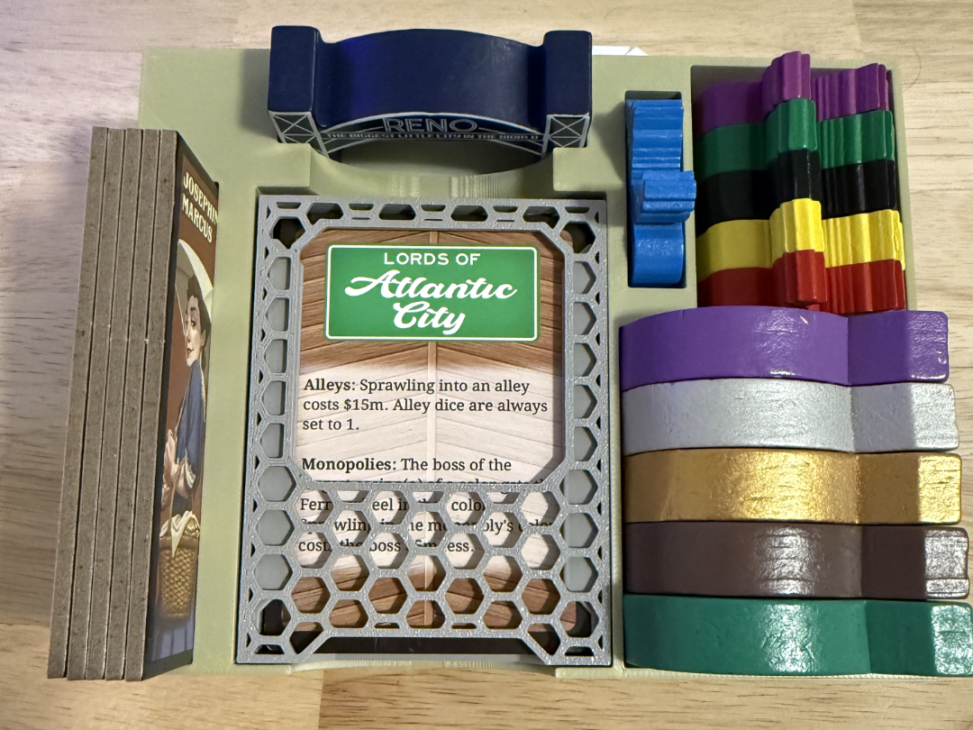 Lords of Vegas Americana Expansion Insert