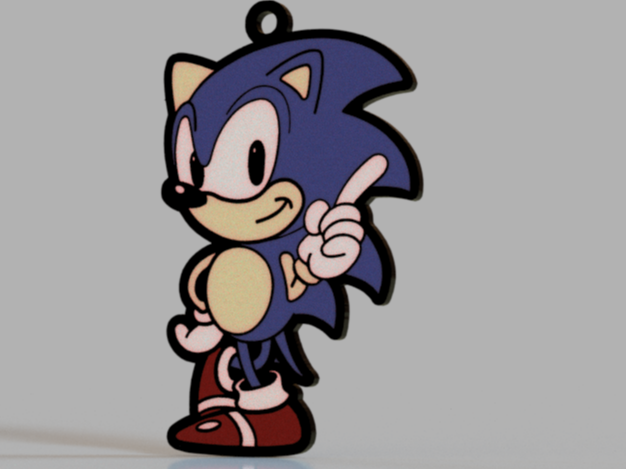 The famous blue hedgehog