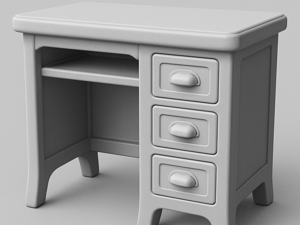 desk for a dollhouse or diaroma ect