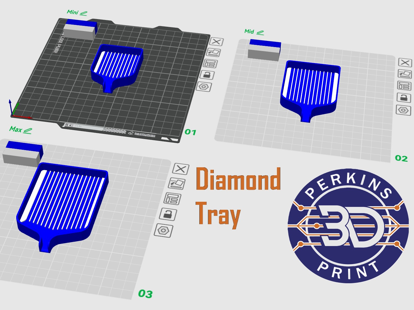 Diamond Painting Drill Trays [Mini, Mid, Max]
