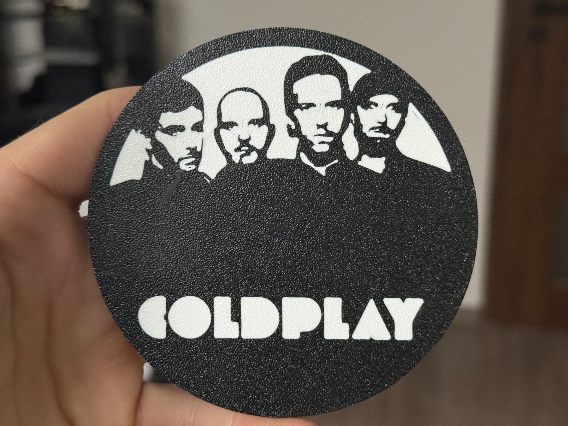 Coldplay coaster