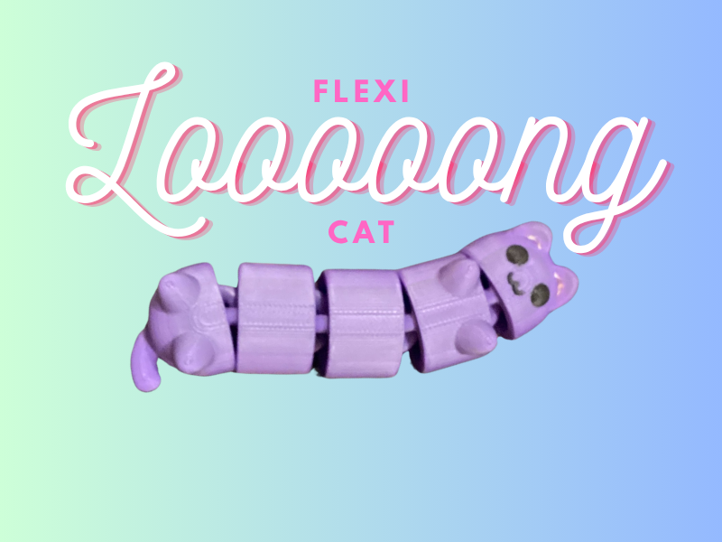 Flexi Looooong Cat - Single + Multicolor