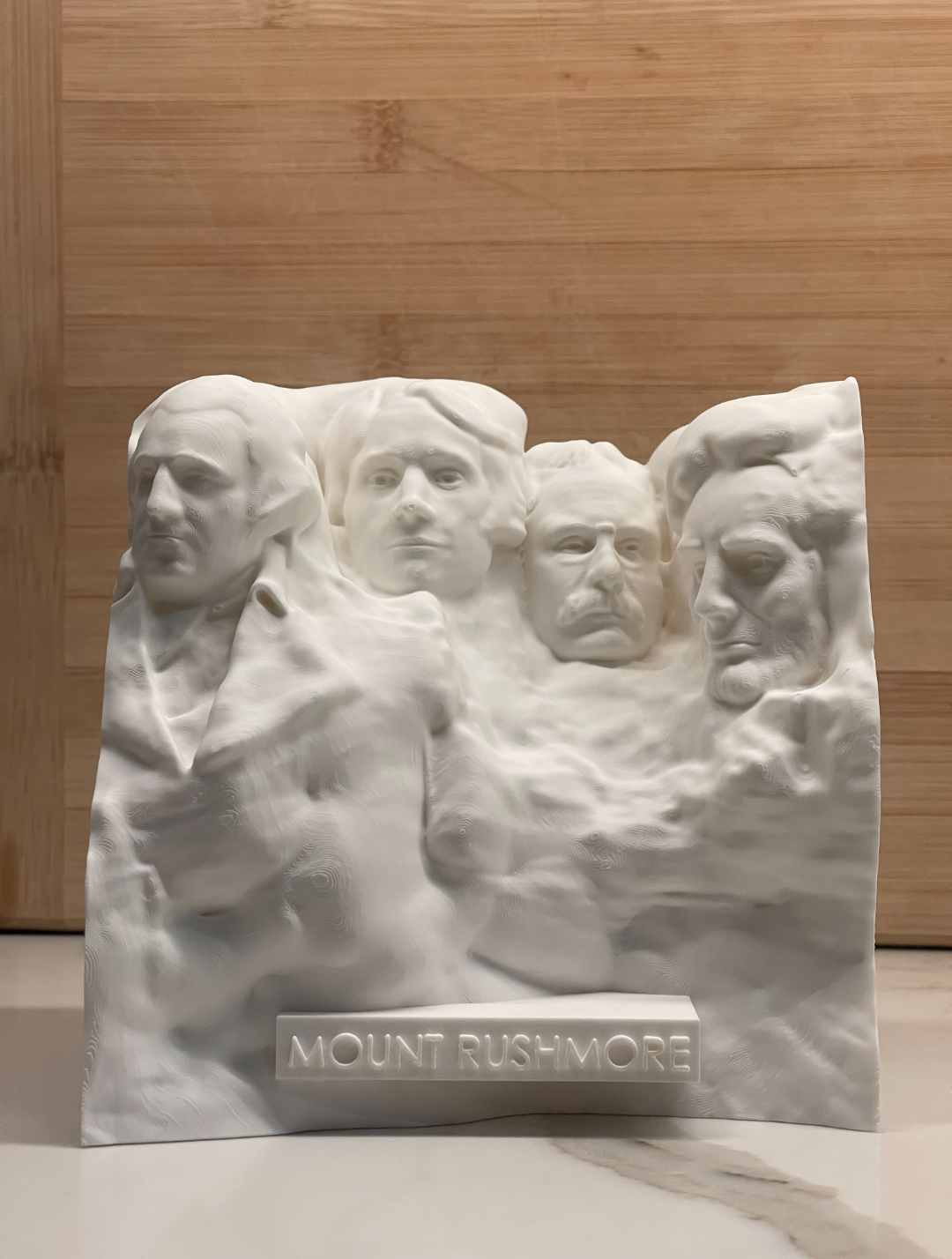 Mount Rushmore Bust desktop art