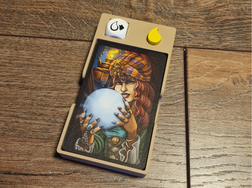 Card, Dice and Flame oranizer for Quacks