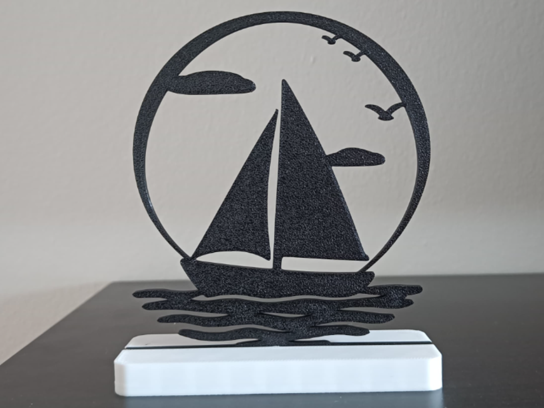 Segelschiff im Meer