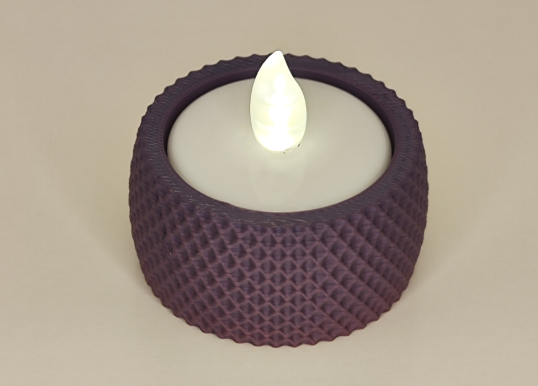 Squarepattern Mini Tealight