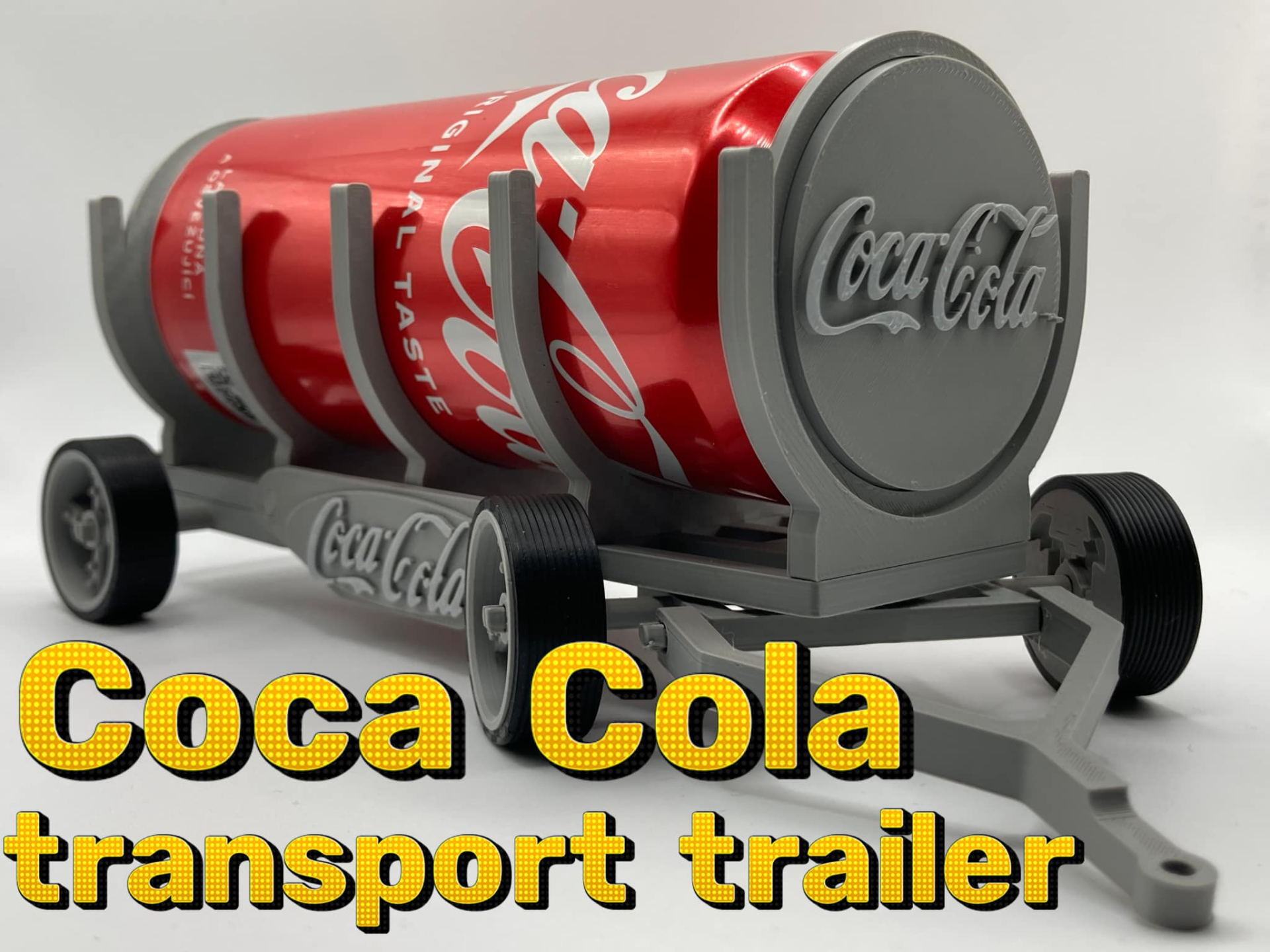 Coca Cola 0.33 liter transport trailer