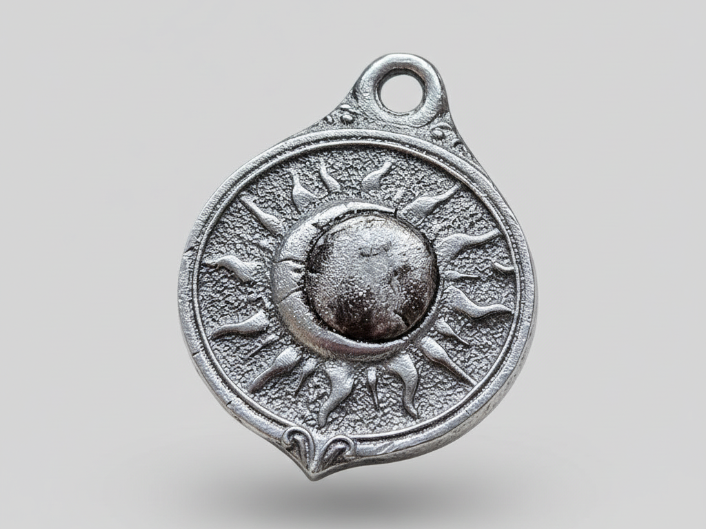 Celestial Eclipse Pendant - Pagan Wiccan Witch