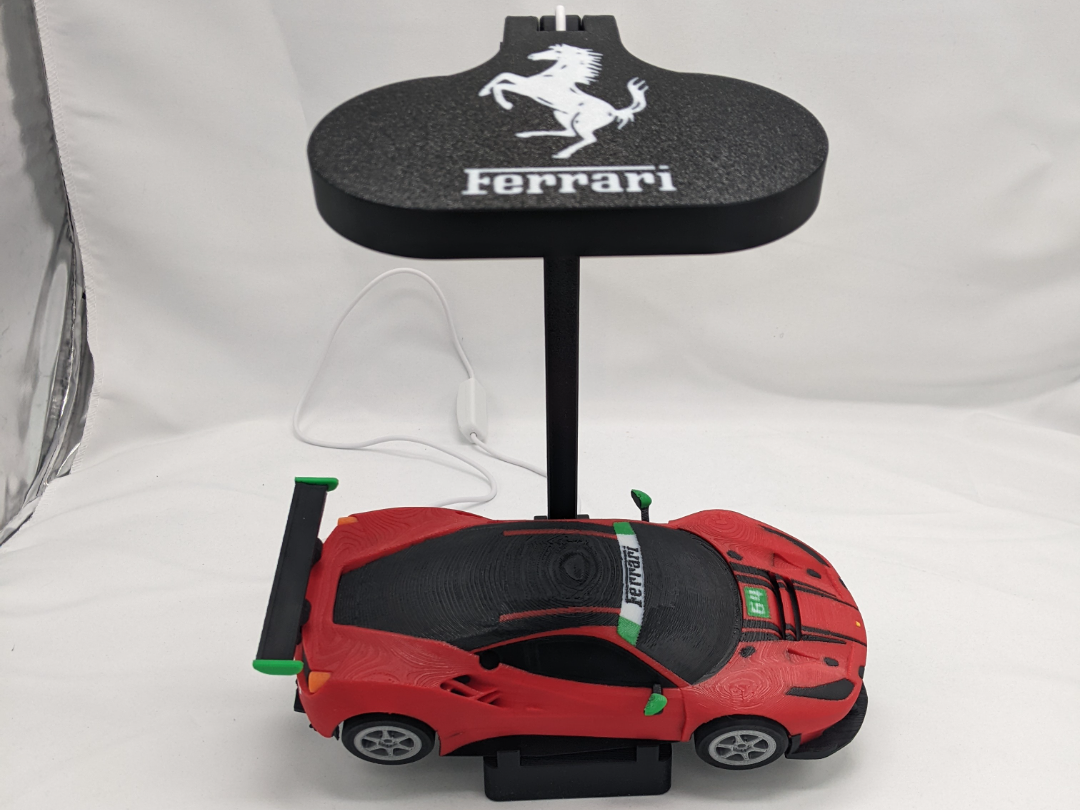 1/24 Scale Car Display / Desk Lamp – Ferrari