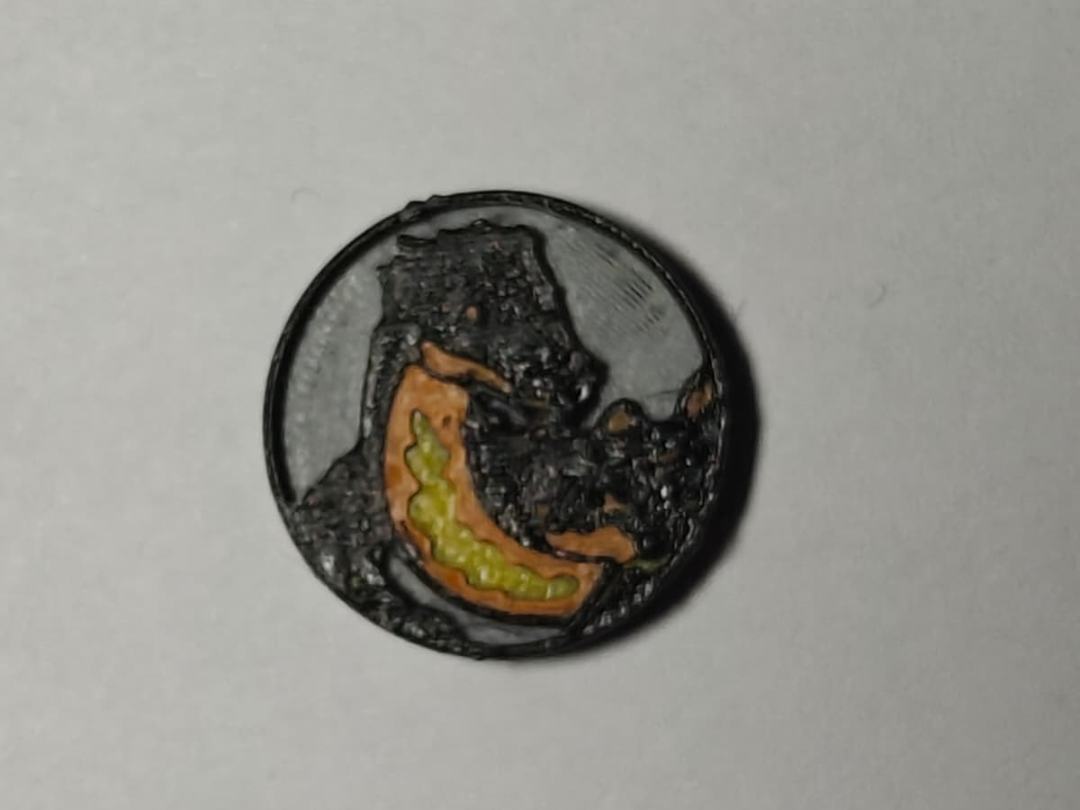 Spirit Island Rising Heat of Stone and Sand Token