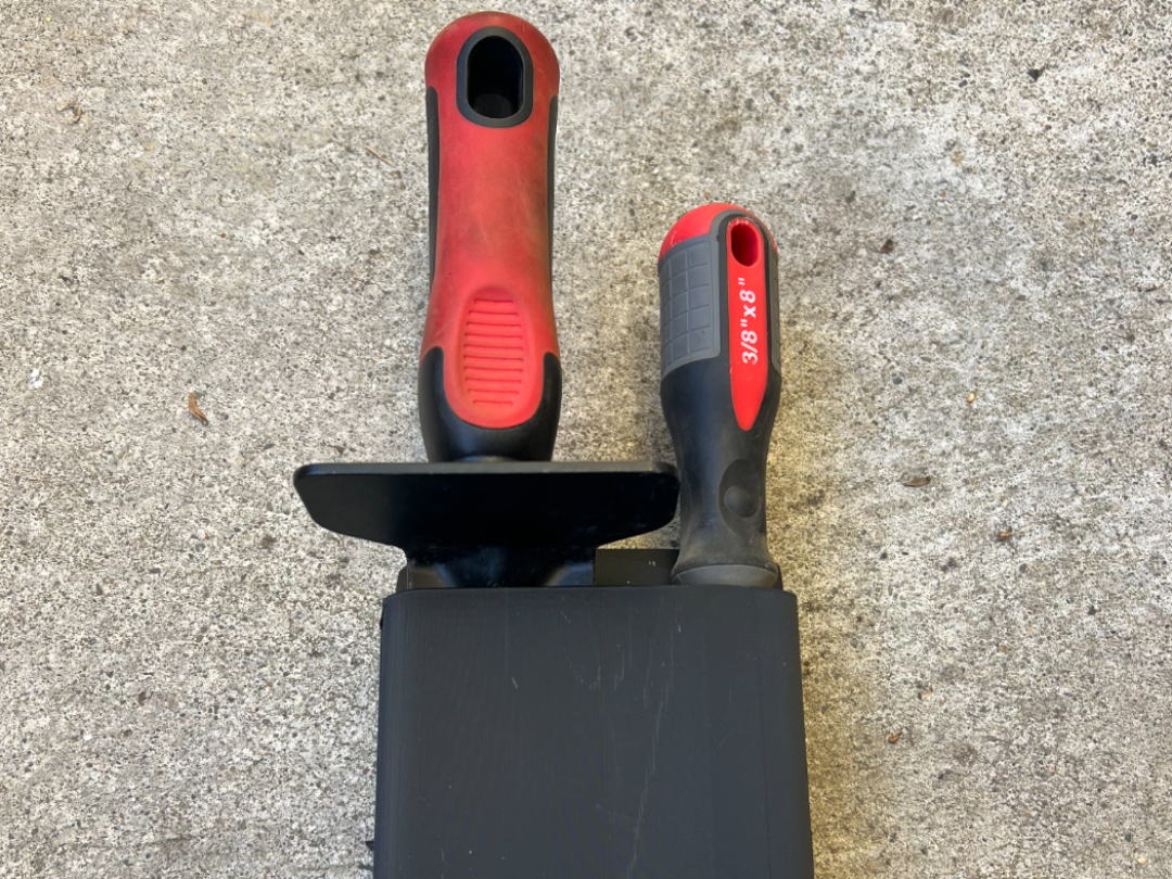 metal detecting tool holder