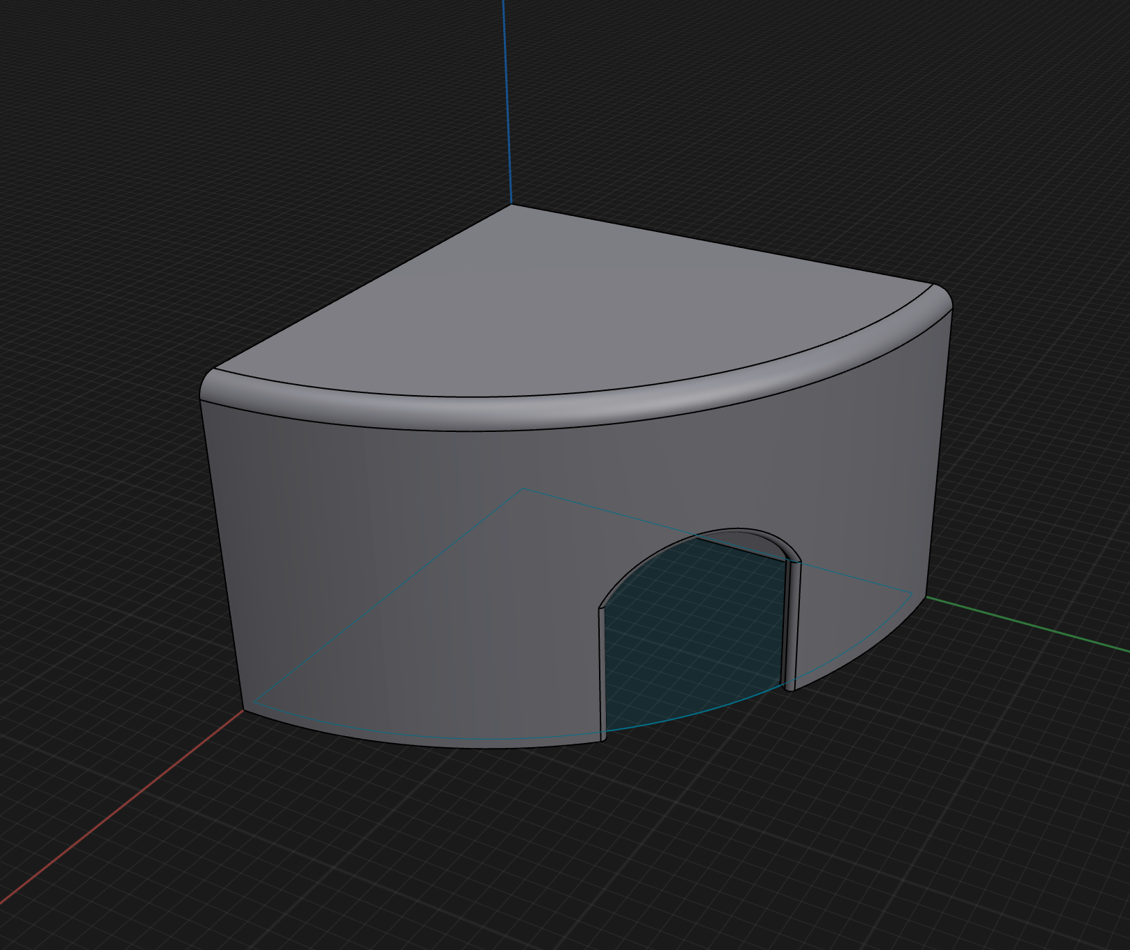 Corner Hamster House or Sand Bath