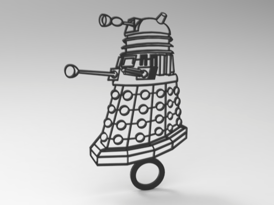 Dalek Coffee Stencil- Exterminate Boring Mornings!