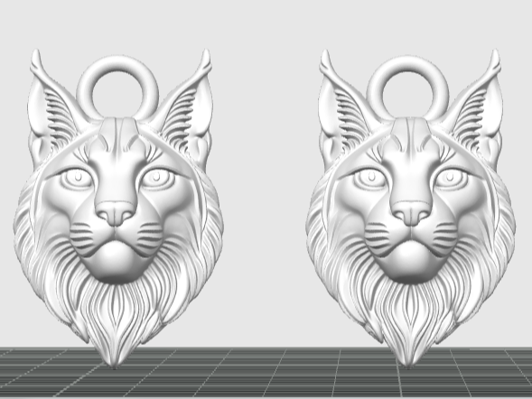 Lynx Head Medallion