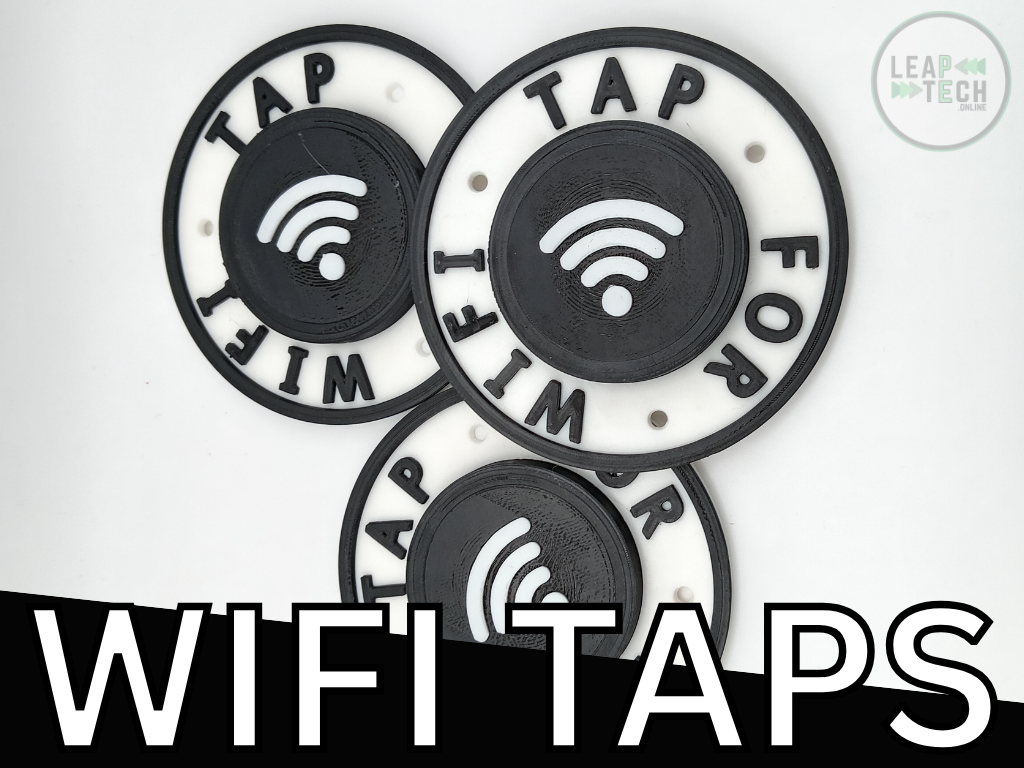 WIFI TAP PLATE NFC - EASY TO PROGRAM - EASY TO USE