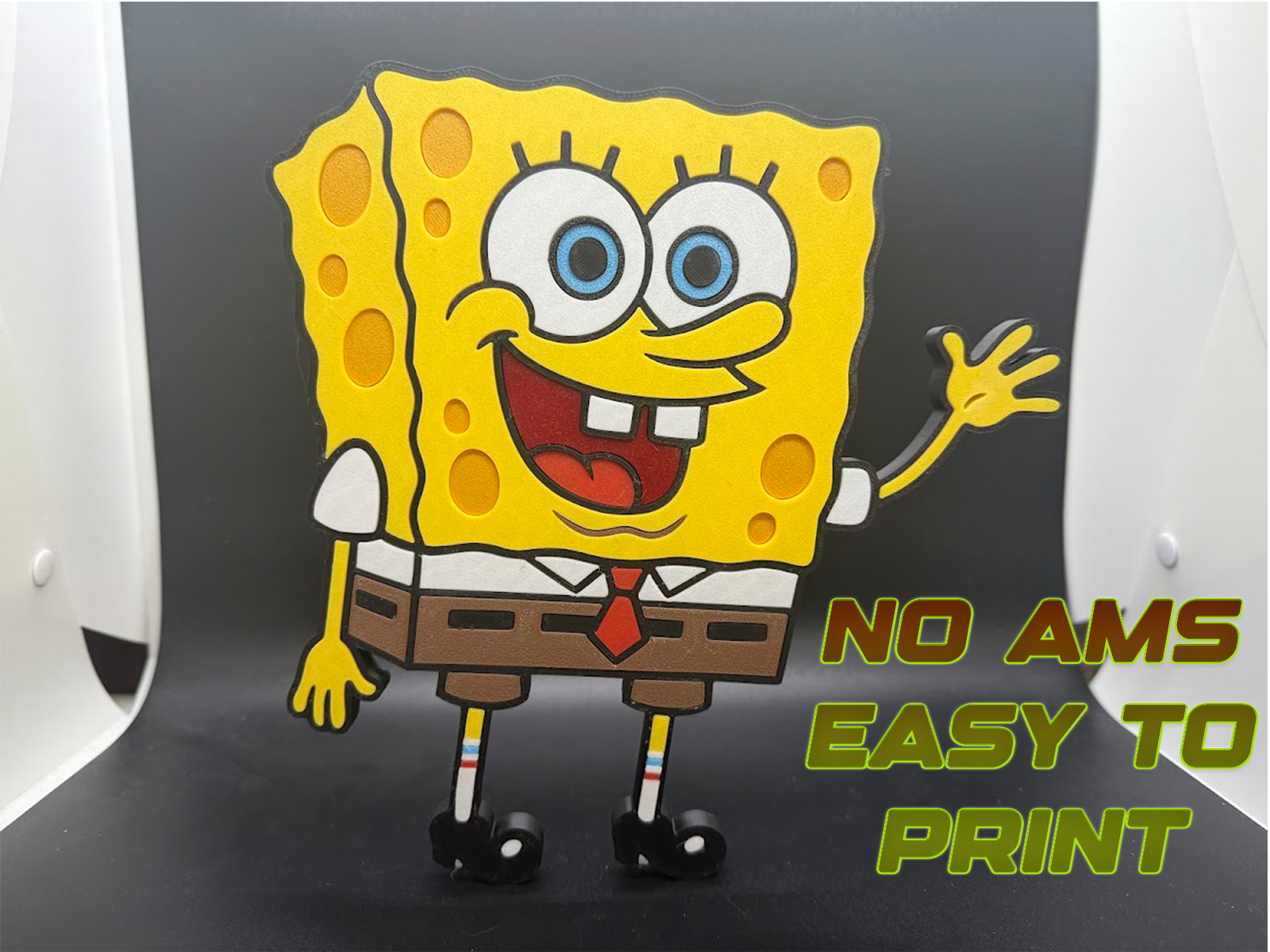 SpongeBob 3D Wall Art – Cheerful Pose