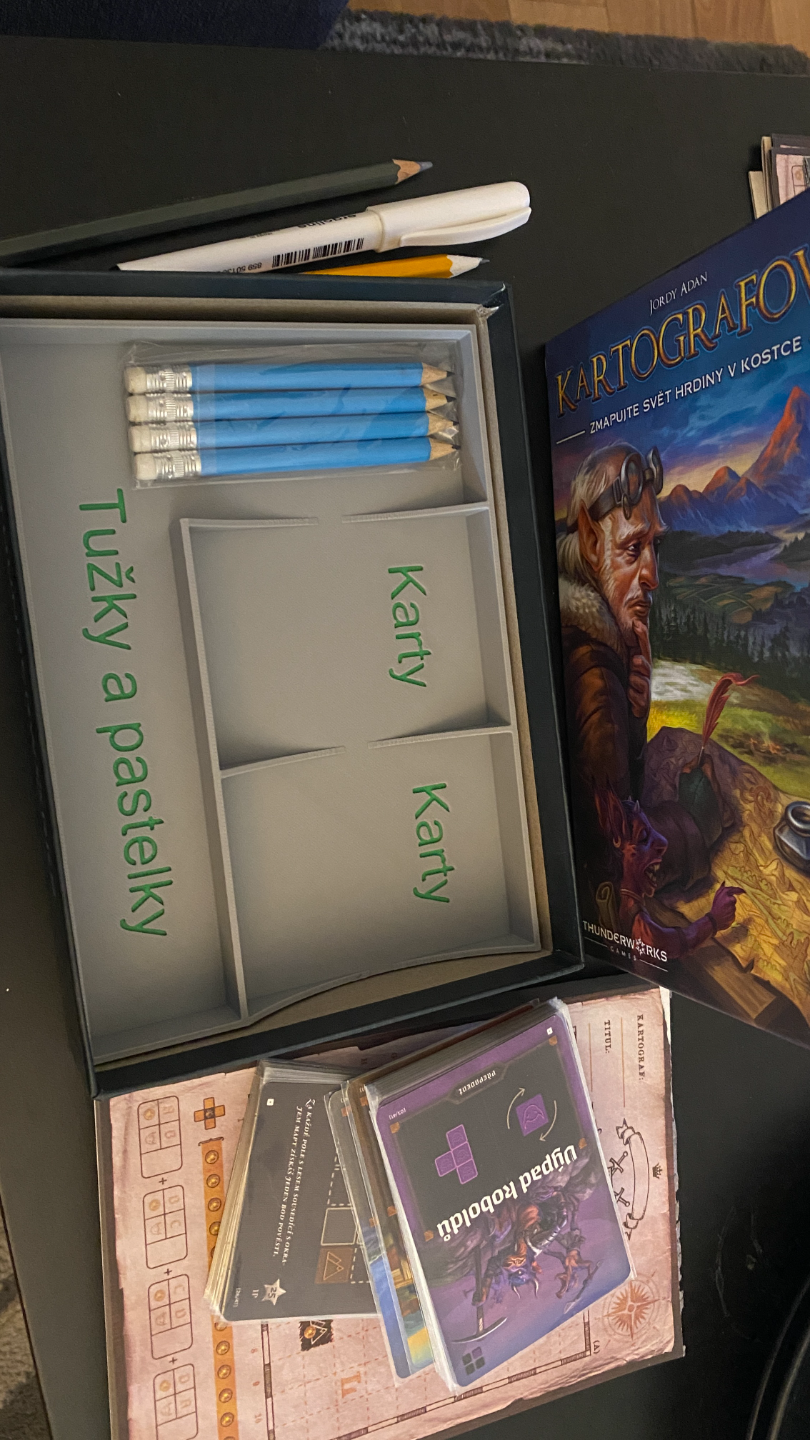 EN: Insert into the game Cartographers -board game