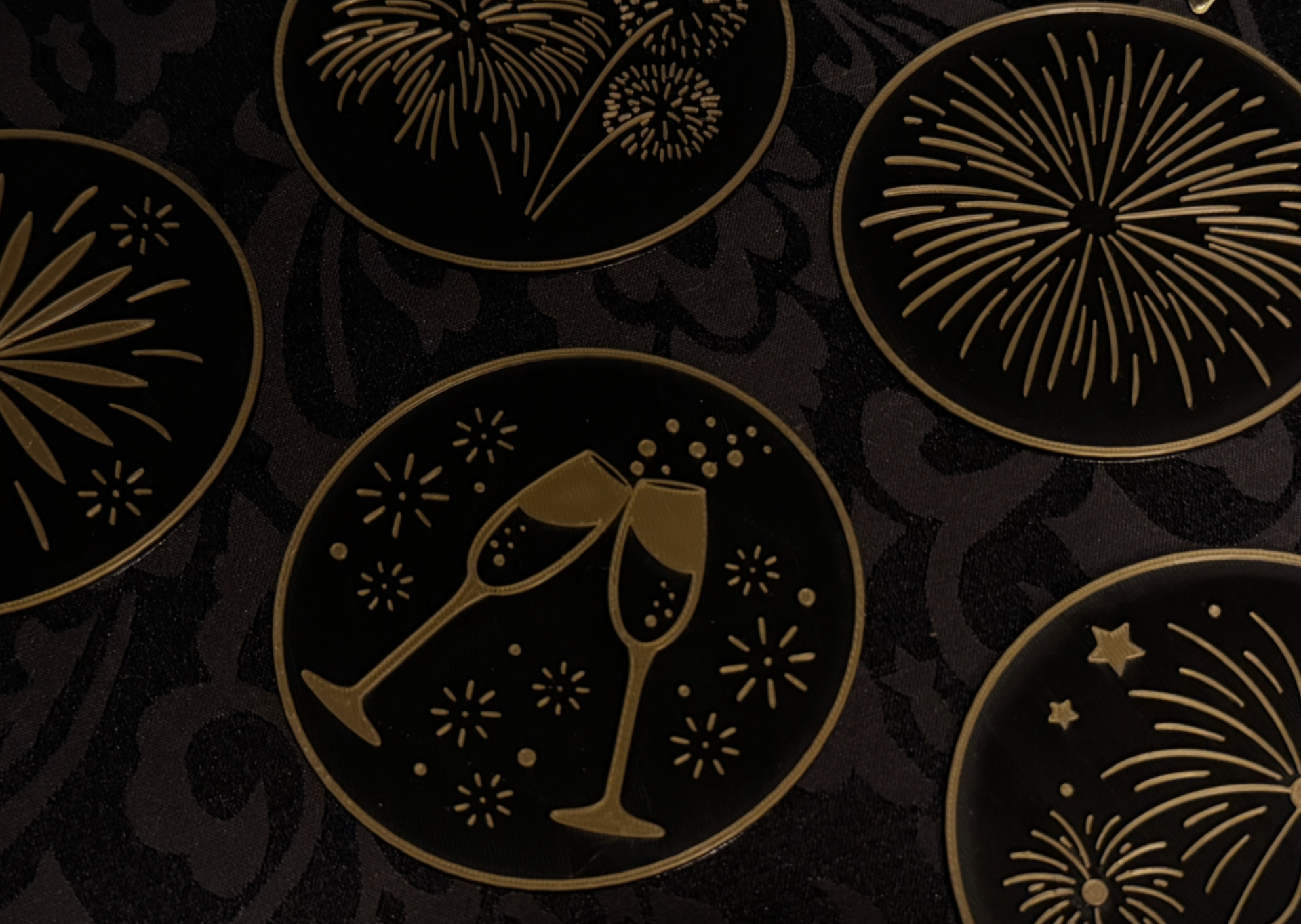Fireworks Coasters