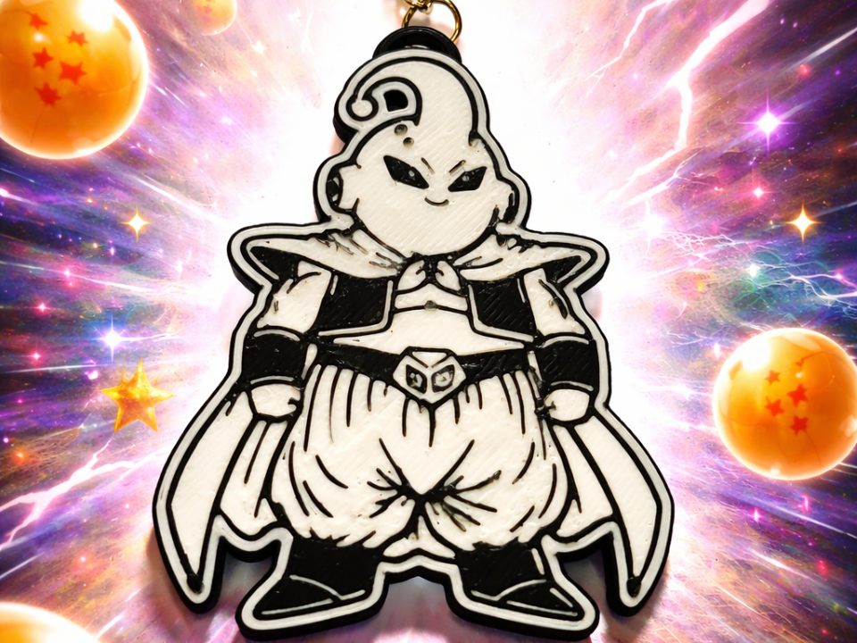 Majin Buu keychain