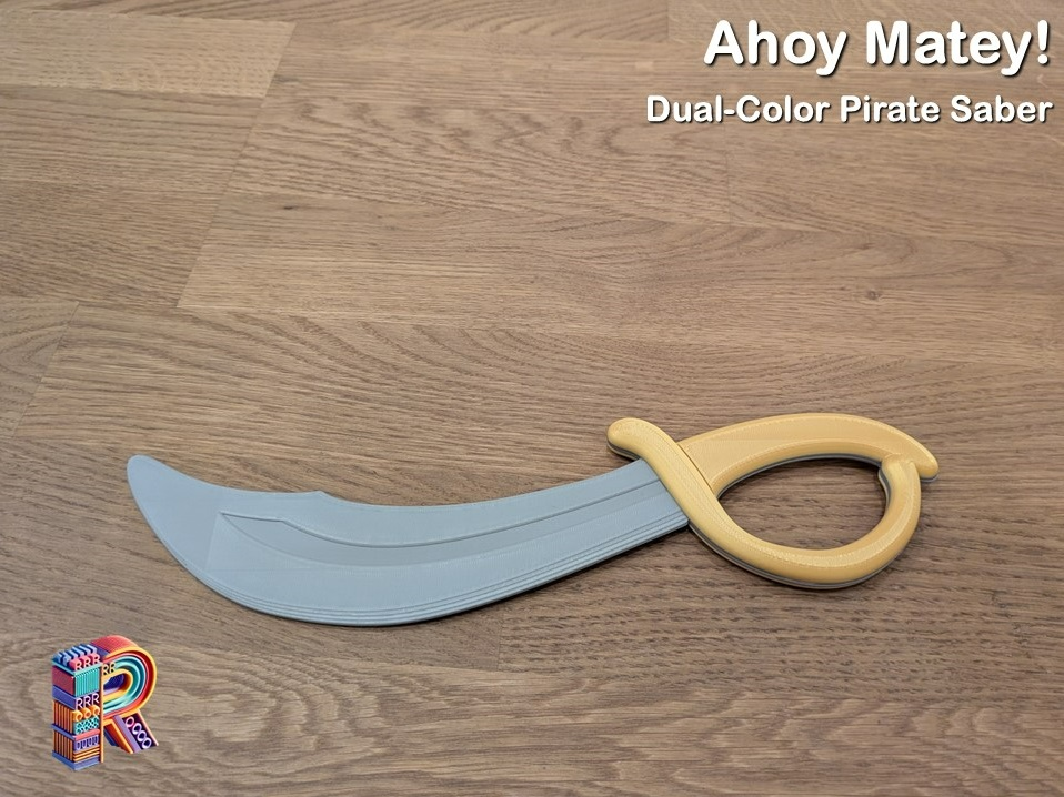 Ahoy Matey! Dual-Color Pirate Saber