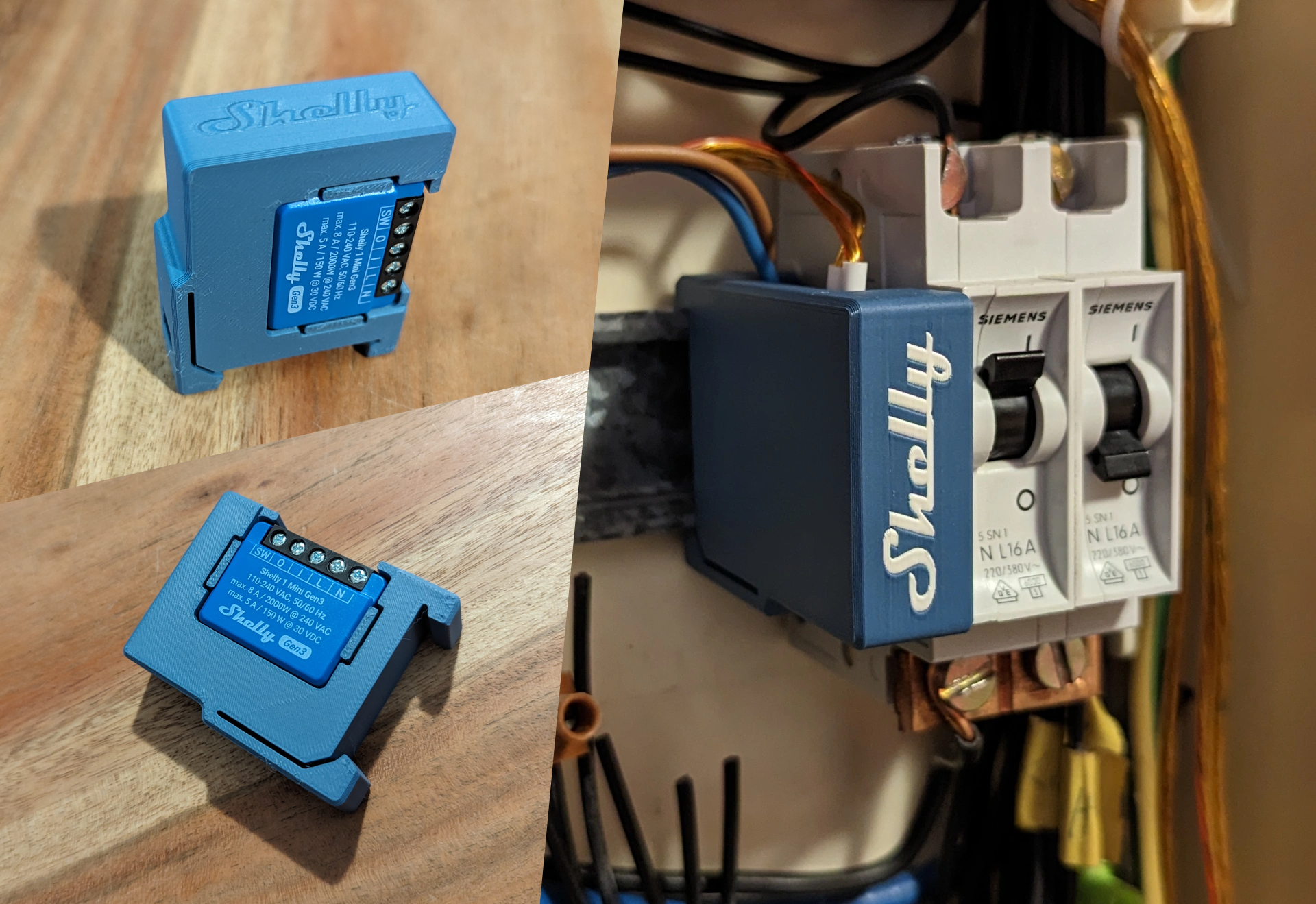 Shelly Mini DIN Rail Mount