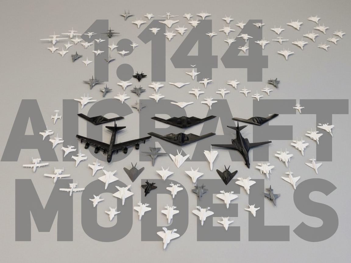 1:144 Aircraft Models