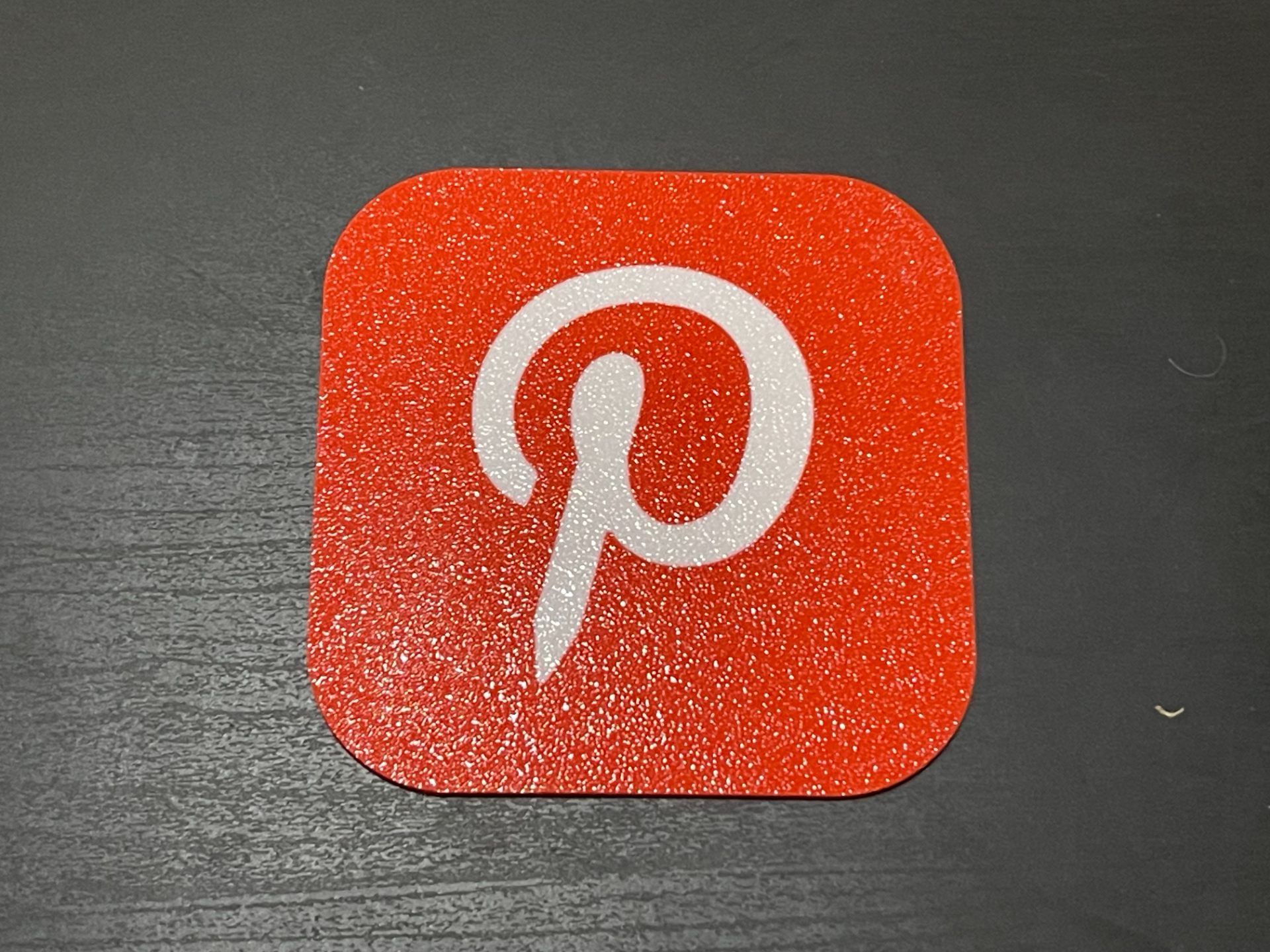 Pinterest - Social App Icon Coaster