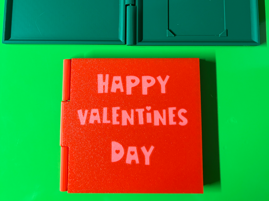 Valentine's Day Book Style Photo holder