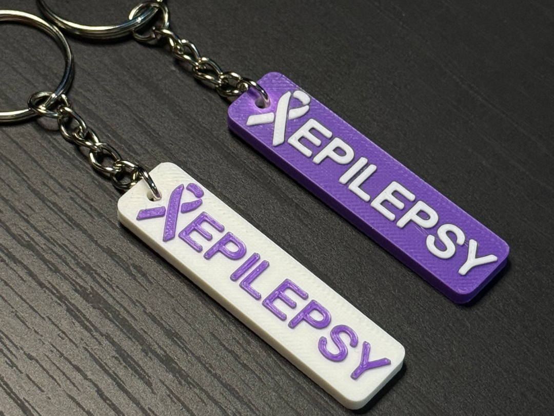 Epilepsy Awareness Keychain