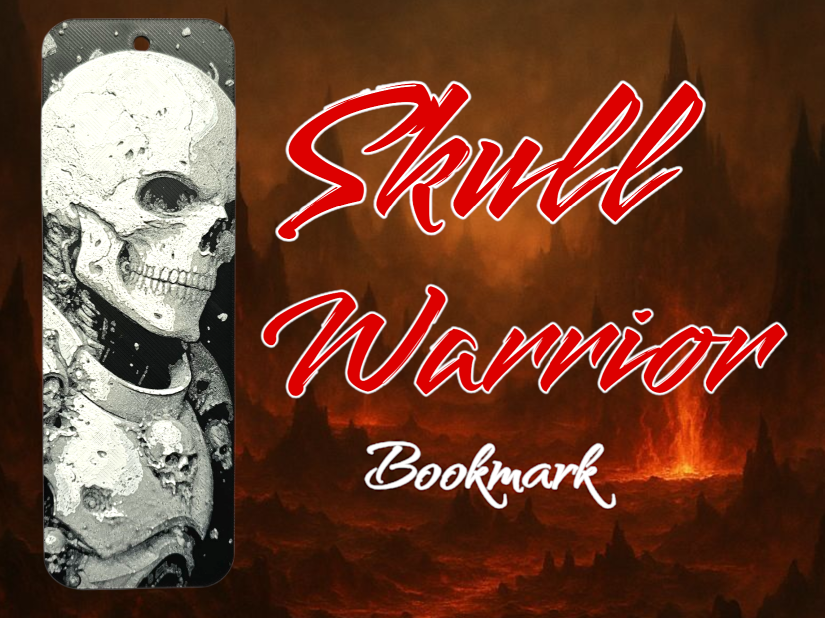 Skull Warrior - Bookmark