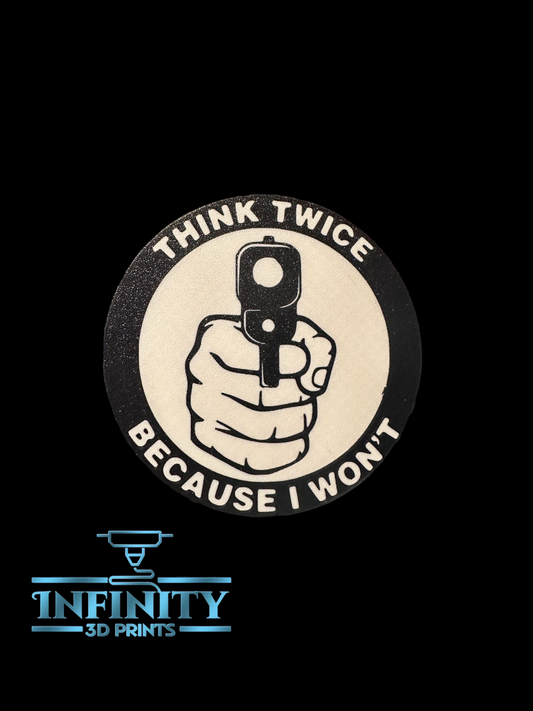 THINK TWICE SIGN