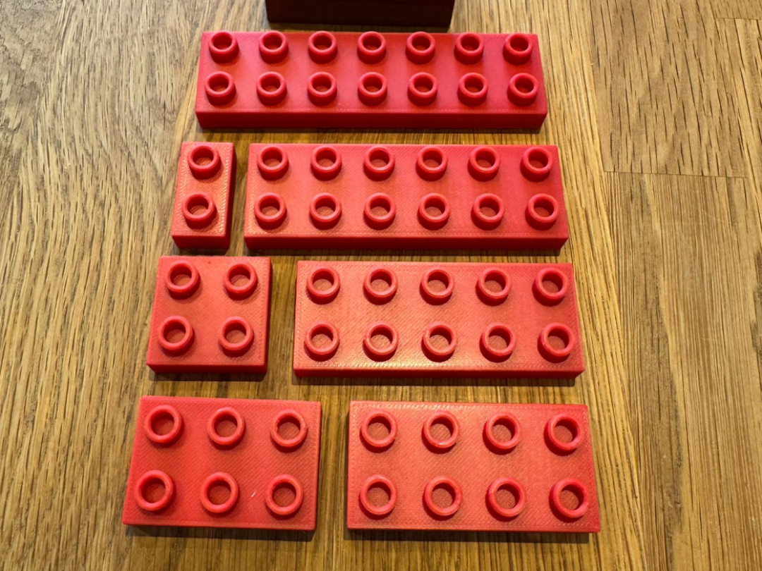 Duplo Steine Halbe Höhe 2x1 bis 2x14