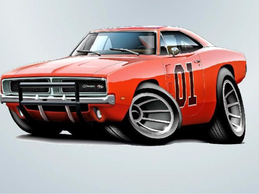 General Lee funny car