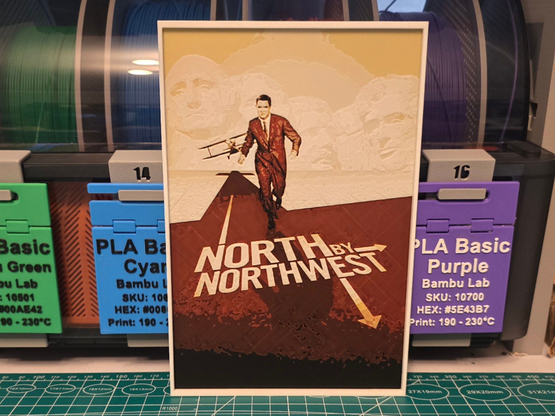 North by Northwest Movie Poster - Hueforge Art