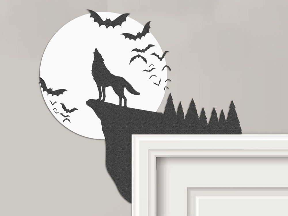Howl at the Moon Door Topper