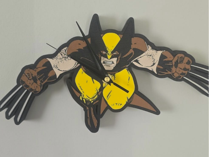Wolverine Leaping Clock