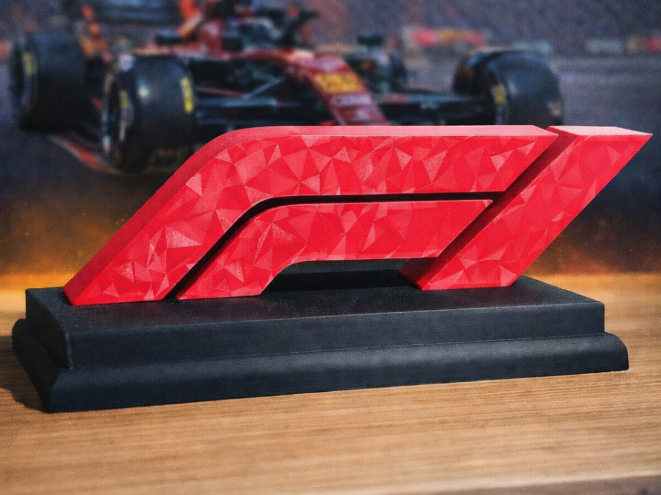 Formula 1 Logo Stand – Decorative Display