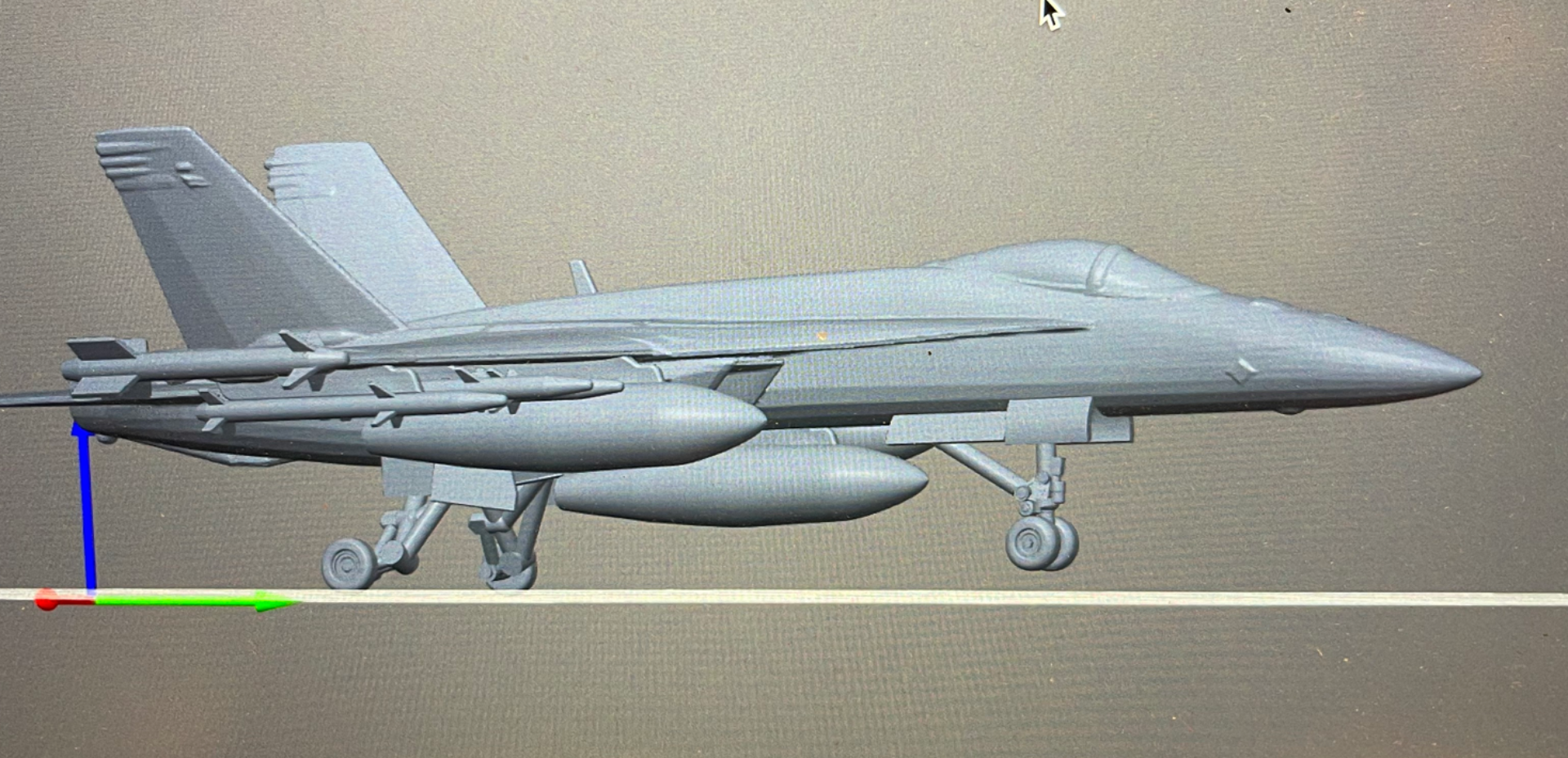 F-18 w/ landing gears