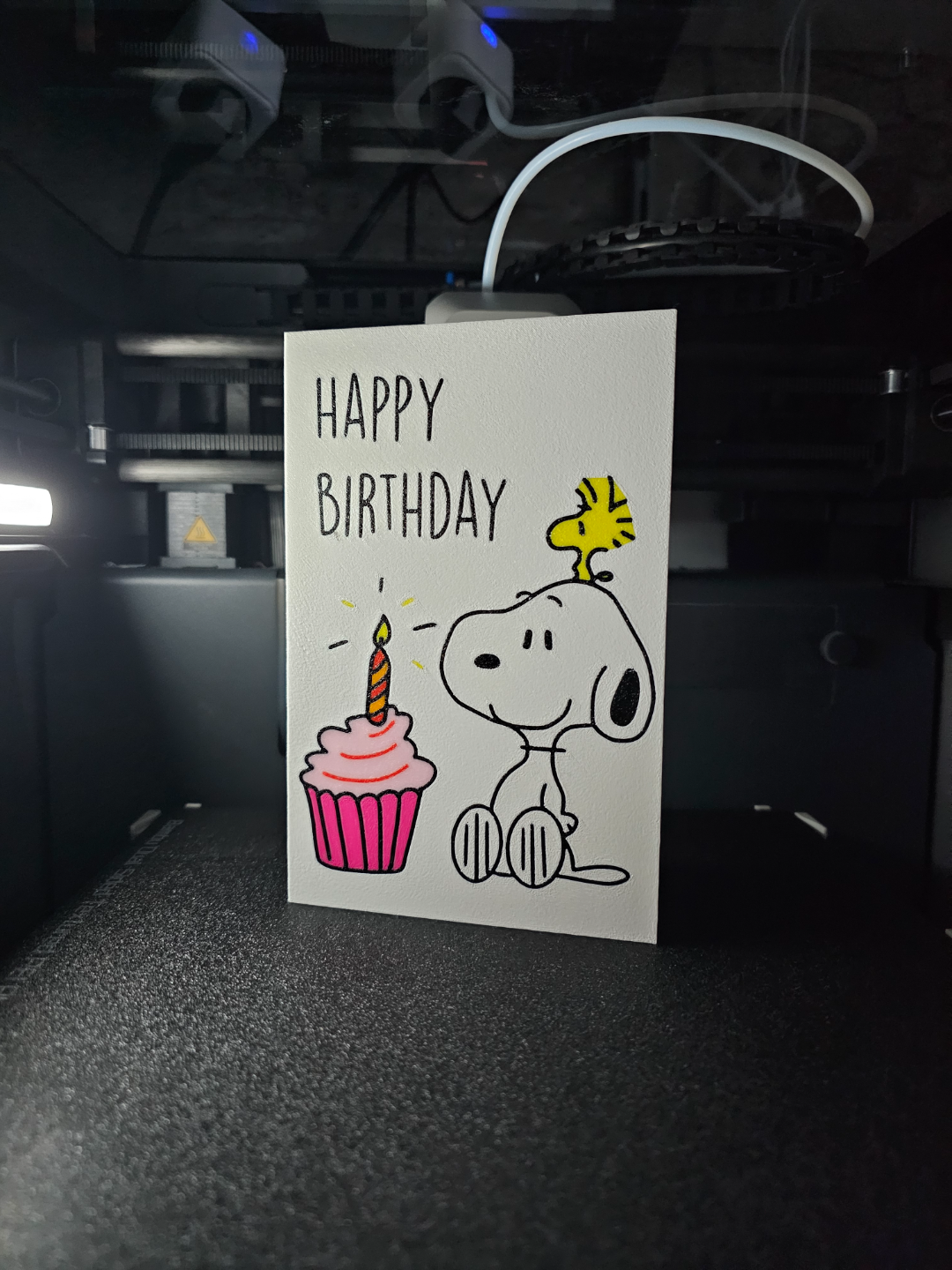Happy Birthday card Snoopy