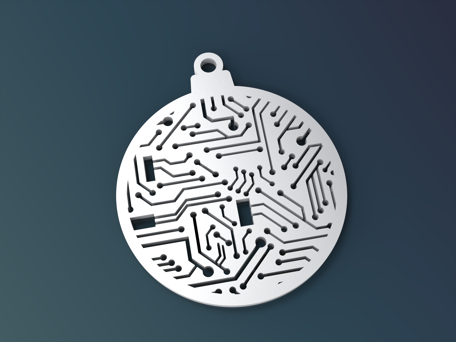 Christmas ornament - Circuit