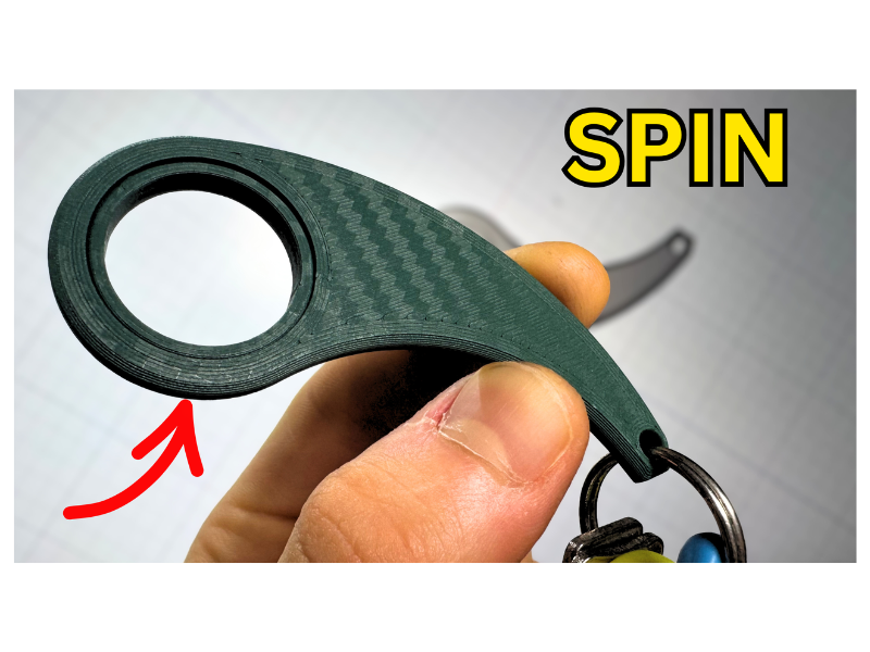 Simple Key Spinner Fusion Tutorial Included