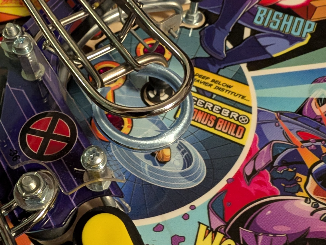 The Uncanny X-men Pinball Cerebro bounce reducer