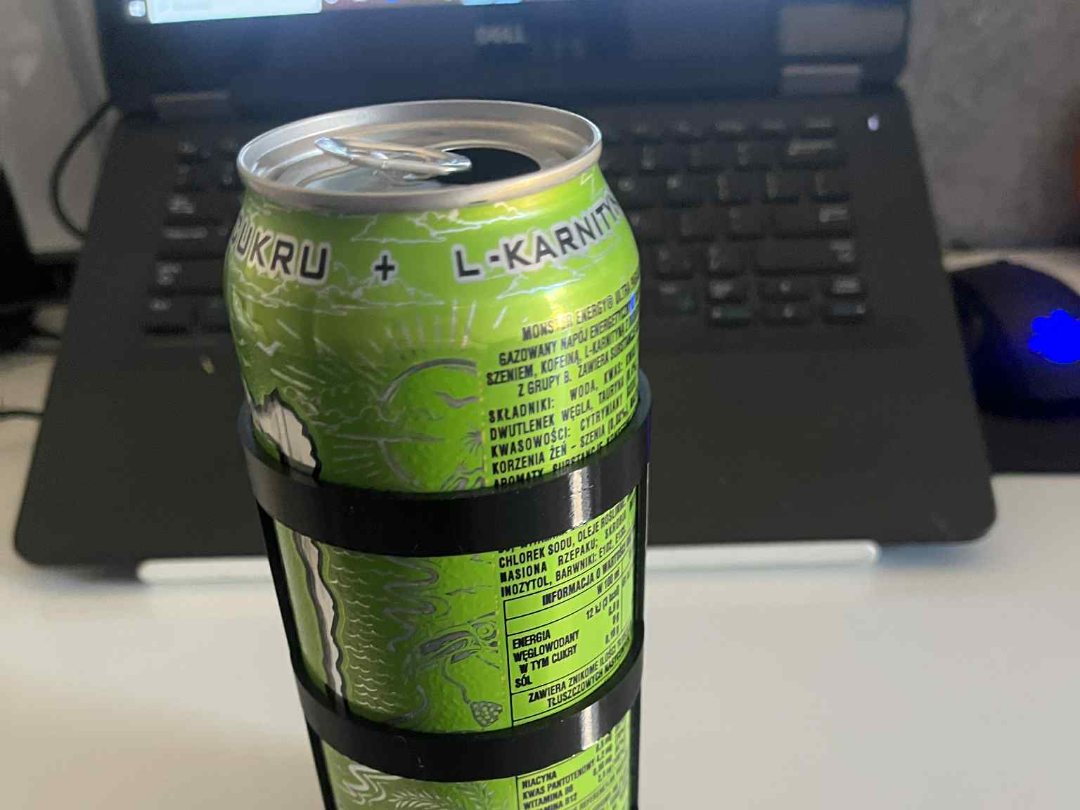 500 ml can/bottle holder with 8mm screw hole