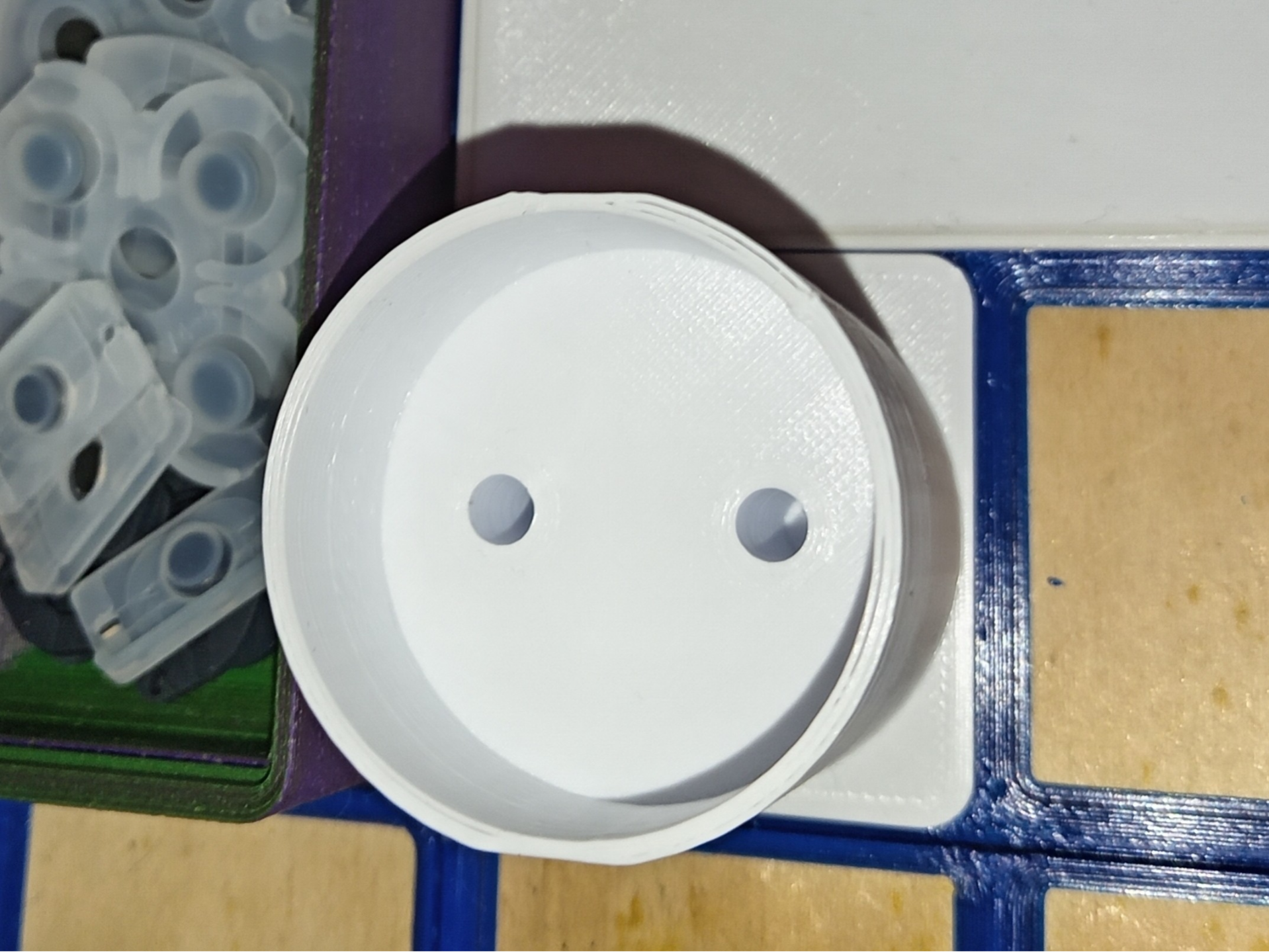 Schuko Stecker Halterung für Gridfinity 1x1