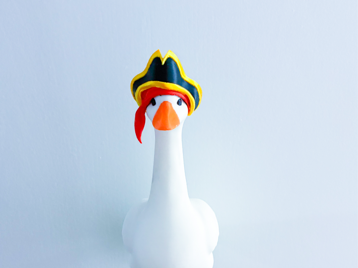 Pirate Hat Desk Goose Gear