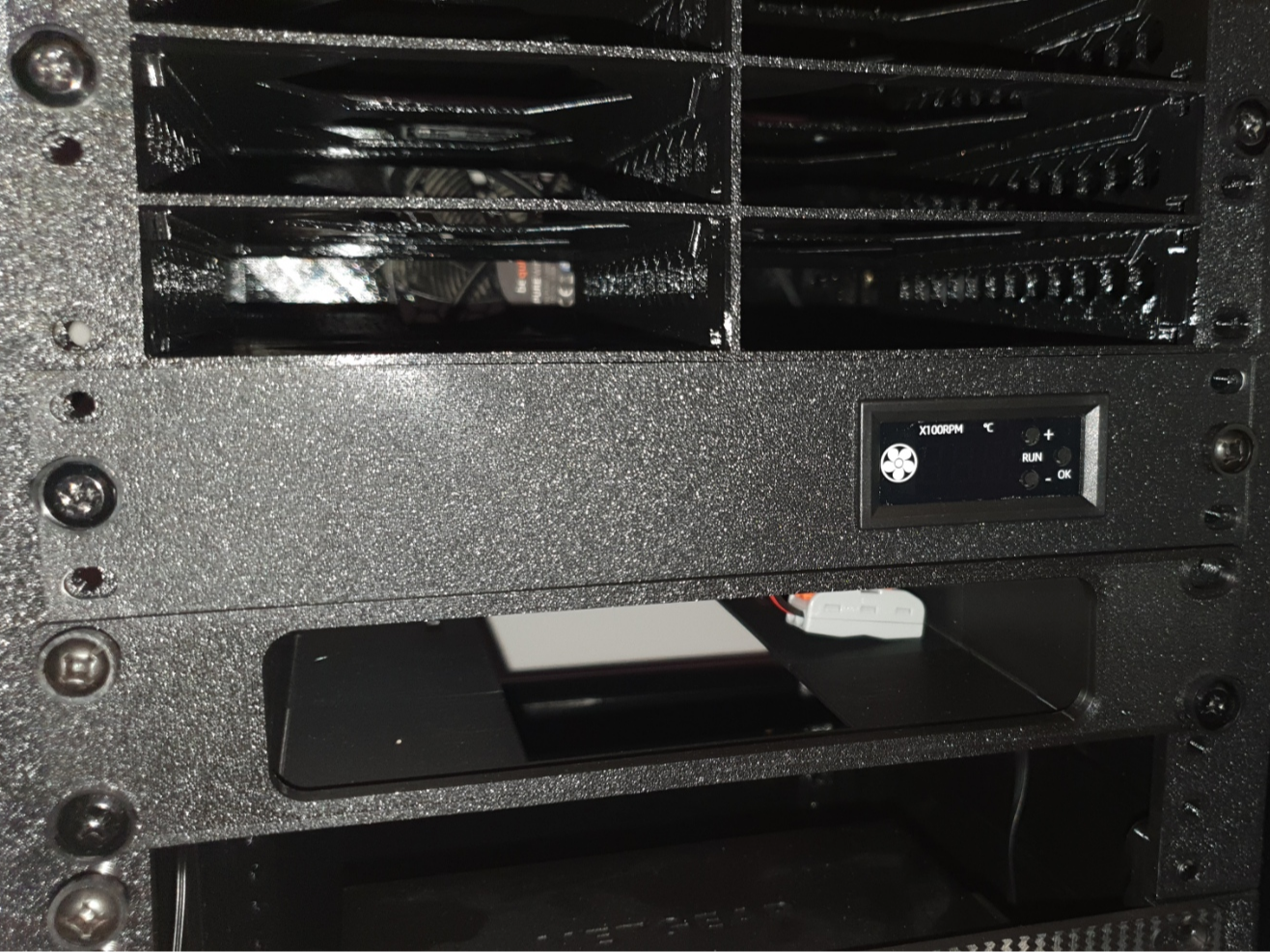10" Rack Blende Lüftersteuerung