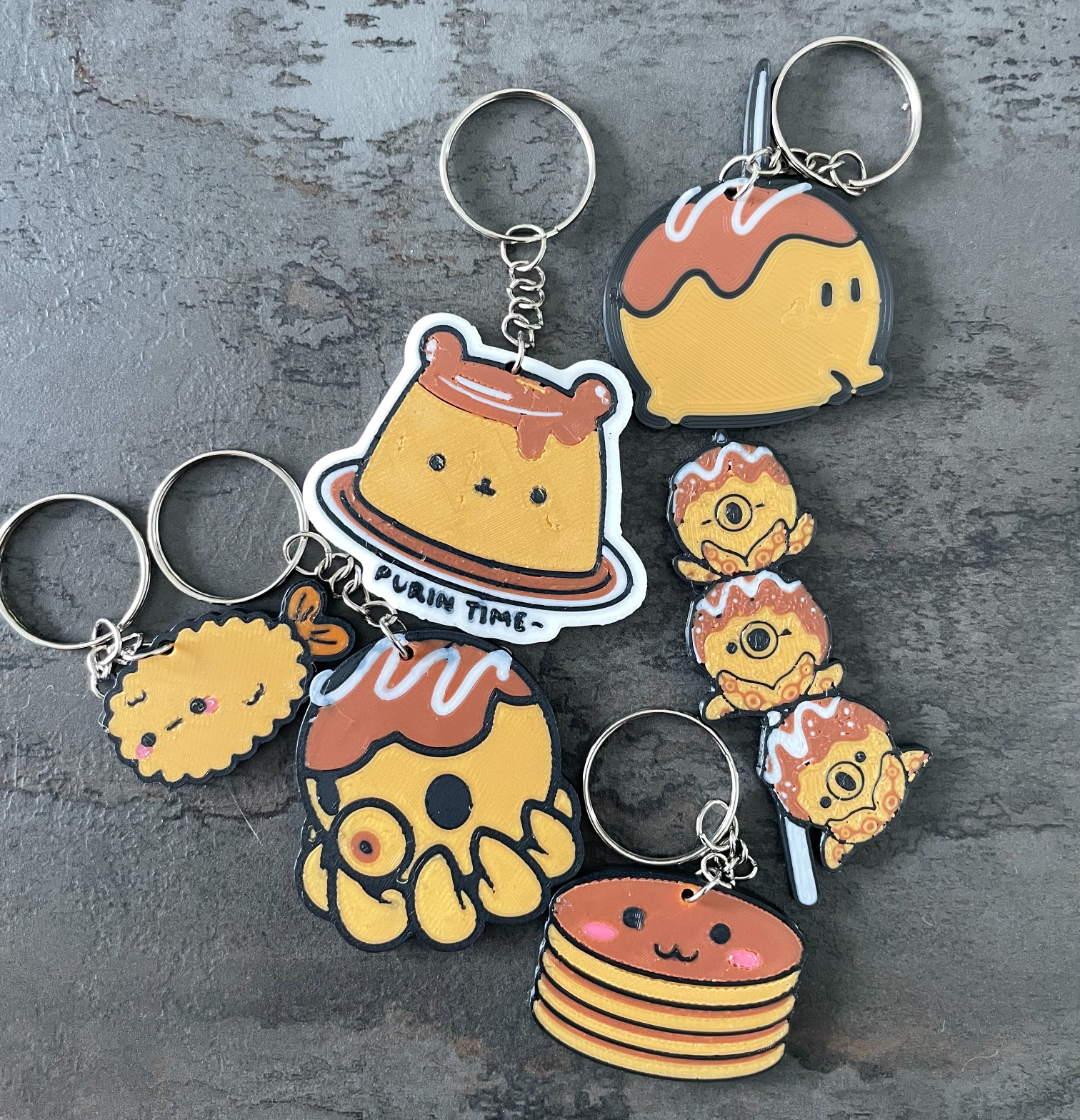 Japanese food keychain pack 1