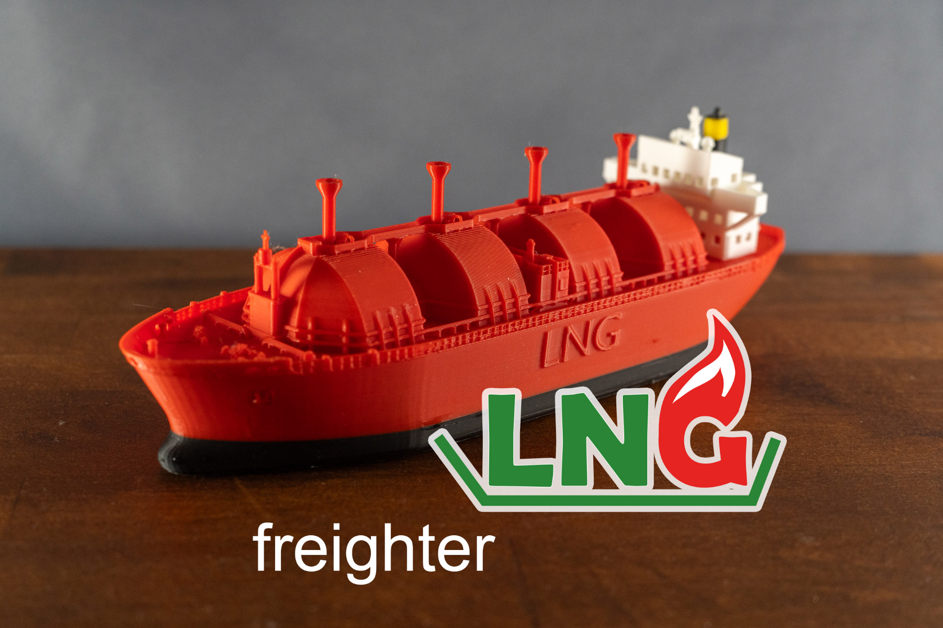 A simple LNG freighter as a bathtub boat